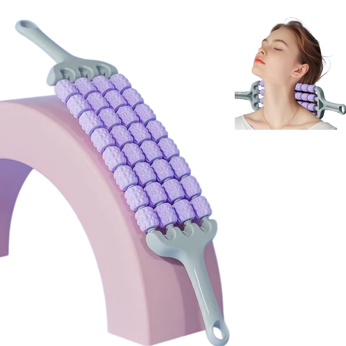 Spa And Wellness - Alat Pijat Manual 3/4 Baris Roller