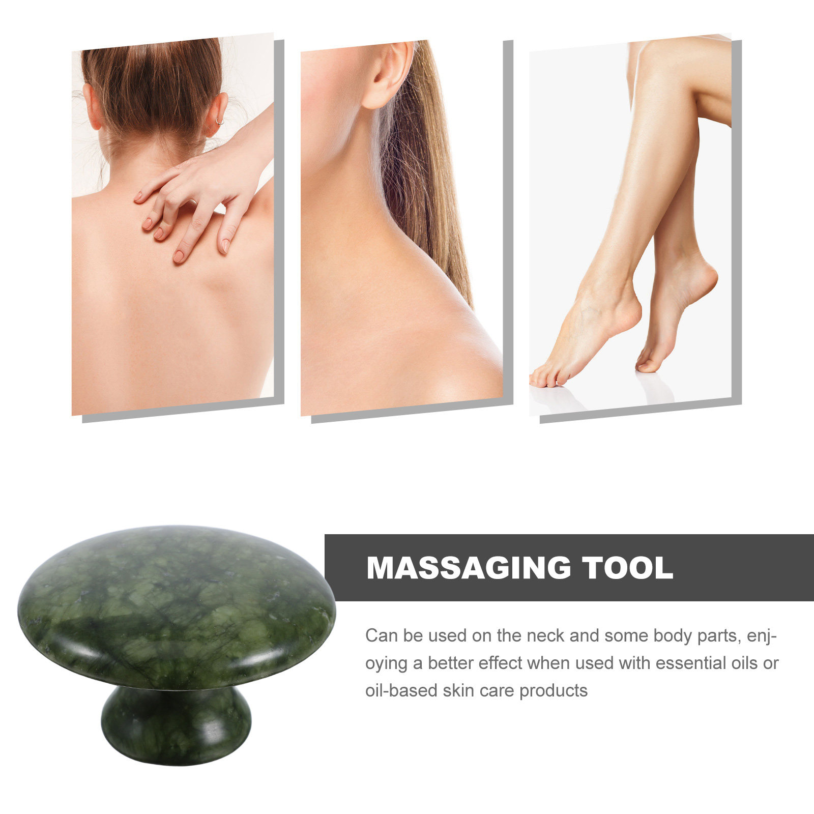 Batu Pijat Giok Bentuk Jamur T - Spa And Wellness ulasan dan harga
