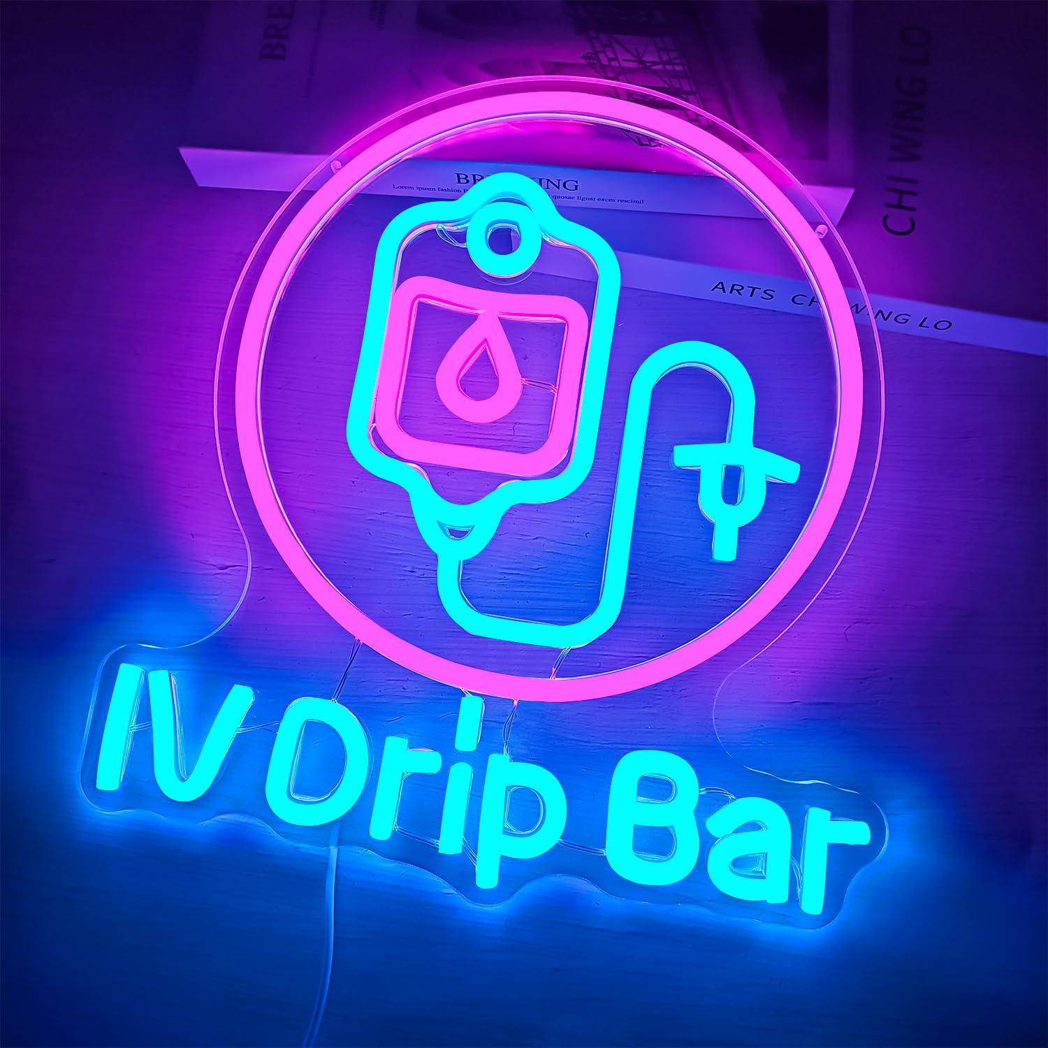 Lampu LED Neon Sign IV Drip Ba - Medical Wellness & Spa Werona ulasan dan harga