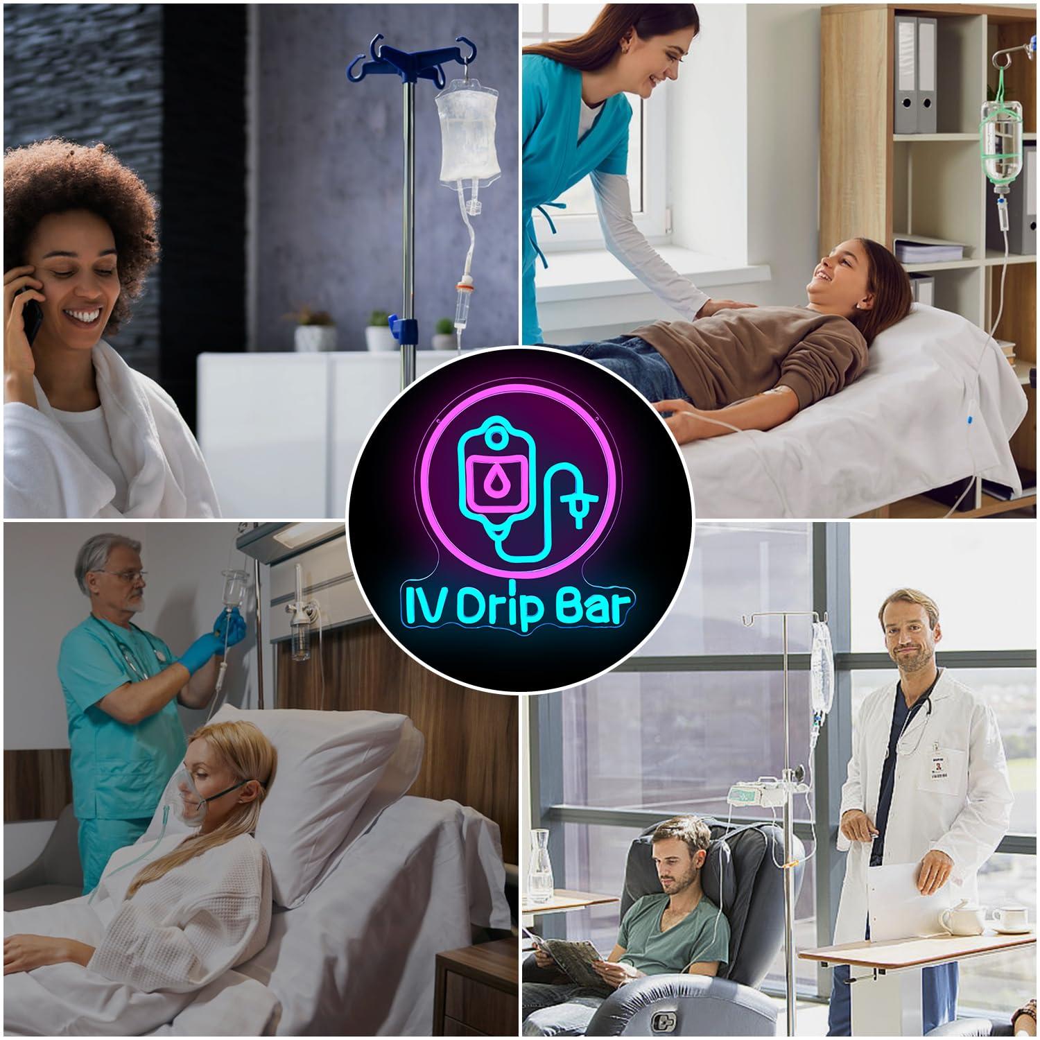 Lampu LED Neon Sign IV Drip Ba - Medical Wellness & Spa Werona ulasan dan harga